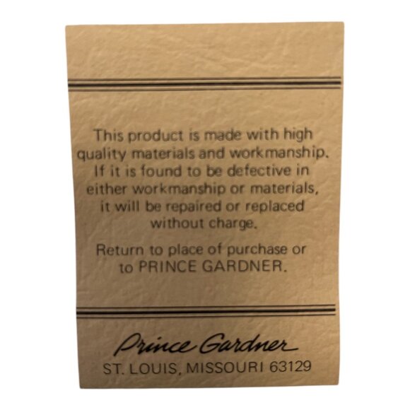 Vintage 1970s–1980s Princess Gardner Full Grain Cowhide Leather Wallet Clutch w/ - Picture 8 of 8